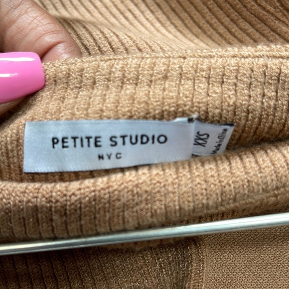 Petite Studio ribbed midi sweater skirt - Picture 4 of 10